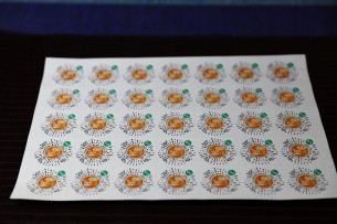 分享二维码 不干胶贴纸